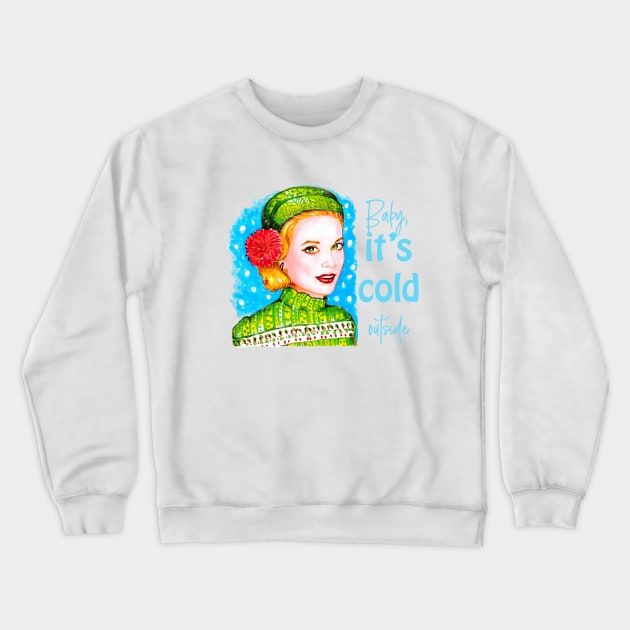 Winter Crewneck Sweatshirt by Svetlana Pelin